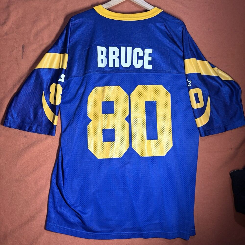 ISAAC BRUCE #80 ST.LOUIS LOS ANGELES RAMS STARTER NFL GAME FOOTBALL JERSEY SZ XL